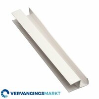 Plinthoek Wit PLHHA20 20cm 90 Graden Haaks 19mm