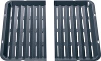 Bosch Siemens 11042946 Grillplatte Rosteinsatz zweiteilig 18 x 363 x 218 mm grau