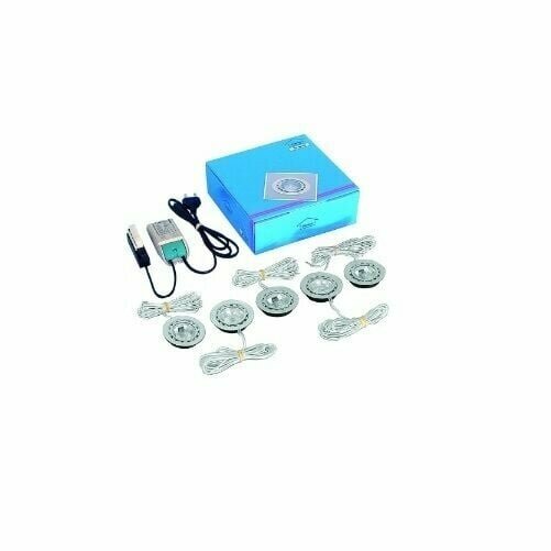 Doeco HVSET65C halogeenset 5 spots chroom