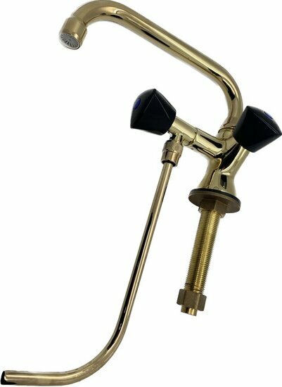 Prosteel PSB0052 tapkraan met onderspoeler goud