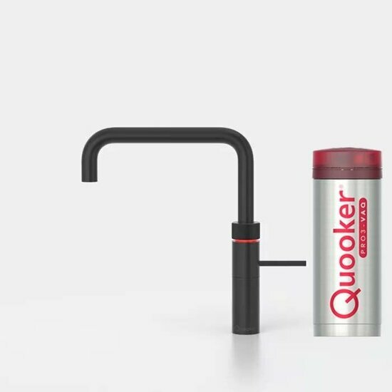 Quooker PRO3 Fusion Square Zwart 3FSBLK