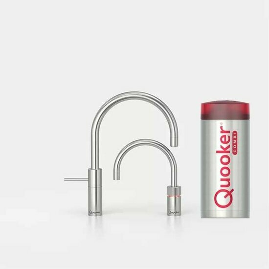 Quooker COMBI Nordic Round Twintaps Chroom 22NRCHRTT