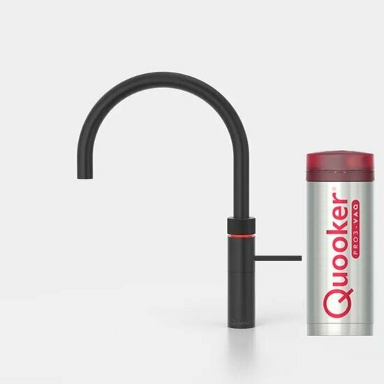 Quooker PRO3 Fusion Round Zwart 3FRBLK