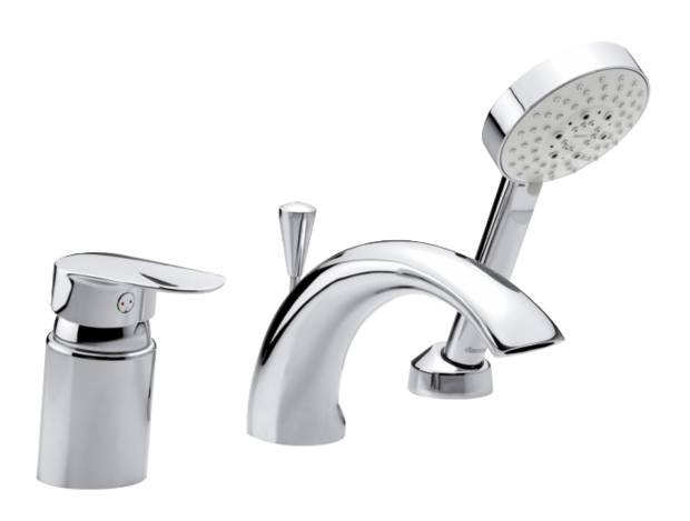 Damixa 6001300 clover badrandmengkraan chroom (3 gats model)