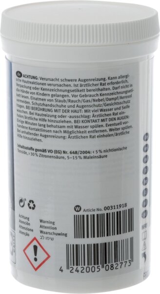 Siemens Bosch 00311918 Entkalker f&uuml;r Waschmaschinen und Geschirrsp&uuml;ler - 250 gr