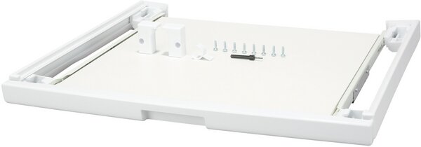 Siemens Bosch 00574010 Anschlussset mit Auszugsplatte f&uuml;r Waschmaschine und Trockner.