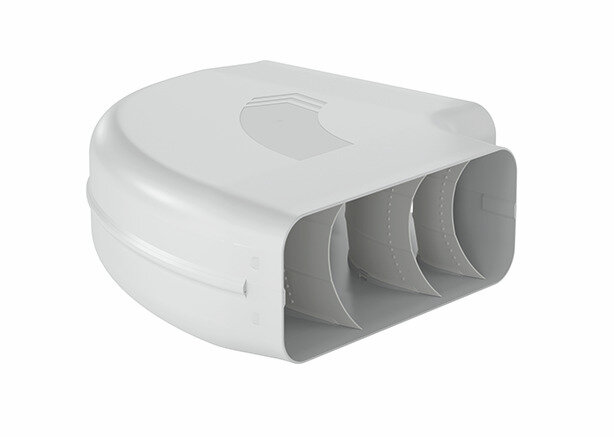 Airpart 4051006 Horizontaler Rohrbogen