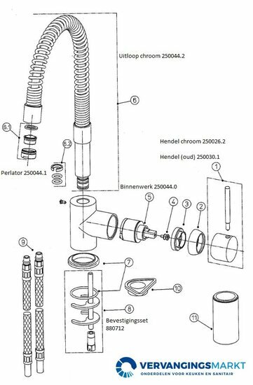 Lavanto Professionalisti 250044 onderdelen