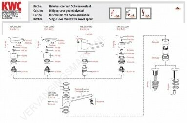 KWC Domo K.10.61.23 onderdelen
