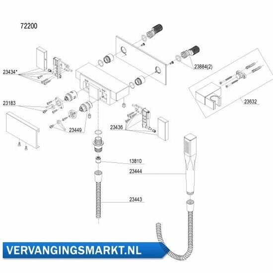 Damixa G-type 72200 onderdelen