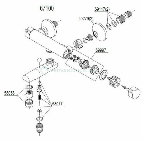 Damixa Architect 67100 onderdelen