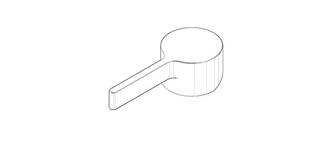 Dornbracht 092071045-06 Hebel platin matt