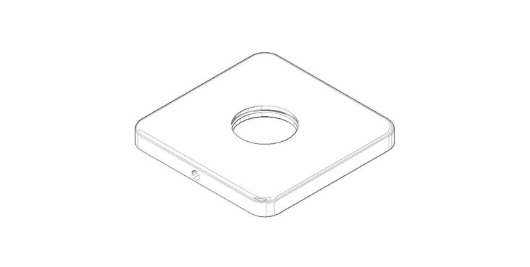 Dornbracht 092771012-06 Rozet platina mat