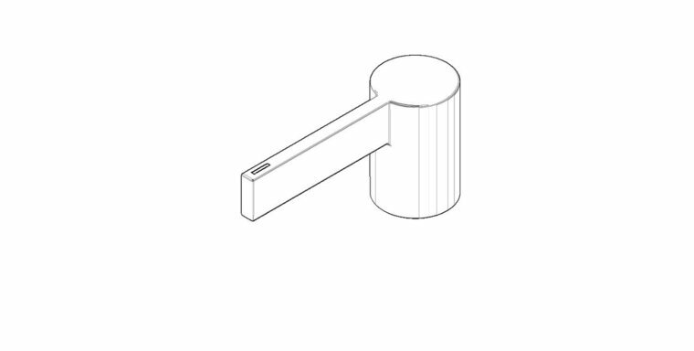 Dornbracht 092067012-06 Greep platina mat