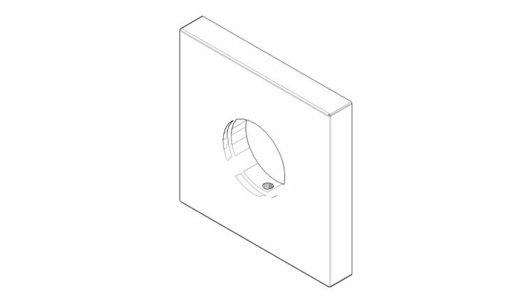 Dornbracht 092778042-06 Rozet platina mat