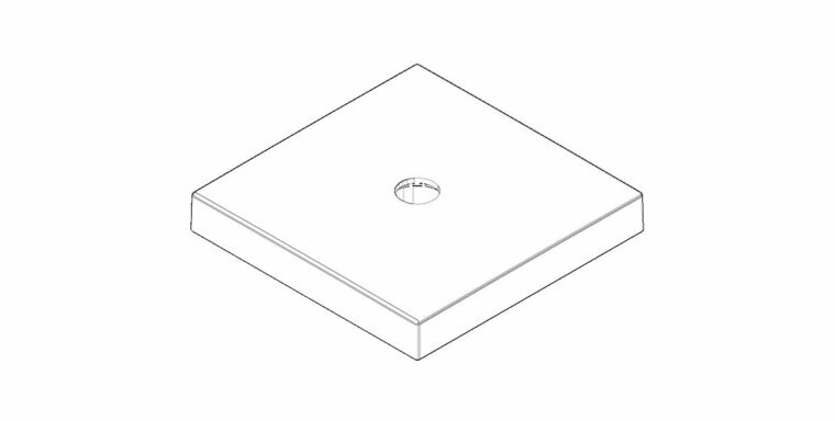 Dornbracht 092778033-06 Rozet platina mat