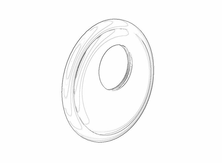 Dornbracht 091102163-06 Rozet platina mat