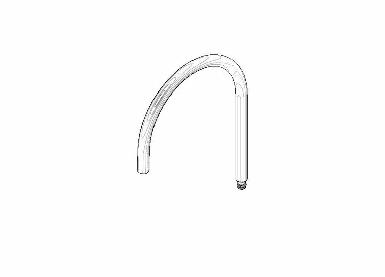 Dornbracht 90282204900-06 Uitloop platina mat