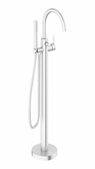 Damixa 7314246 vrijstaande badmengkraan steel (pvd)