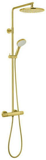 Damixa 5795479 silhouet regendoucheset mat messing pvd hoofddouche 250mm