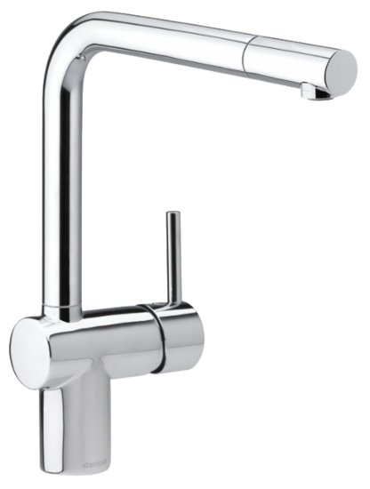 Damixa 1812100 merkur keuk.mengkr. l pullout chroom (met handdouche)