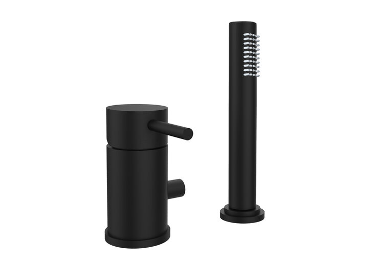 DO Duschgarnitur ohne Handbrause SERIENSPEZIFISCH Dark Platinum geb&uuml;rs