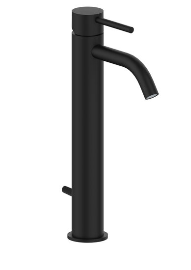 Shower Pipe mit Brausebatterie ohne Handbrause 300 mm Platin