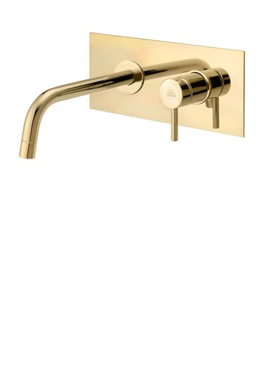 DO Shower Pipe mit Brausebatterie ohne Handbrause FlowReduce TARA Schw