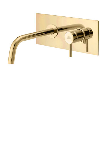 DO Shower Pipe ohne Handbrause FlowReduce TARA Champagne (22kt Gold)