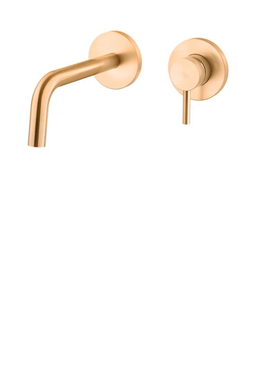 DO Wandrohr mit Schieber SYMETRICS Dark Chrome