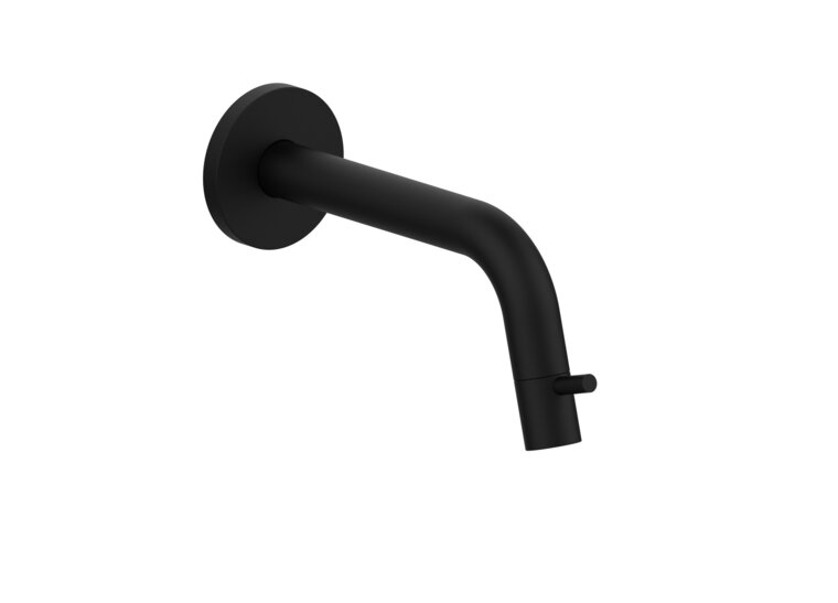 Schlauchbrausegarnitur mit Einzelrosetten FlowReduce Messing geb&uuml;rstet