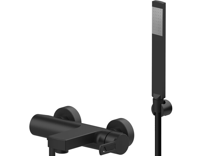 Schlauchbrausegarnitur mit Einzelrosetten mit Mengenregulierung FlowRe