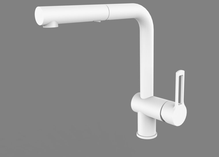 DO Kneipp-Wandanschlussbogen mit Schlauchhalterung mit Einzelrosette S