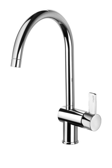 Gie&szlig;rohr mit Abdeckplatte FlowReduce Champagne geb&uuml;rstet (22kt Gold)