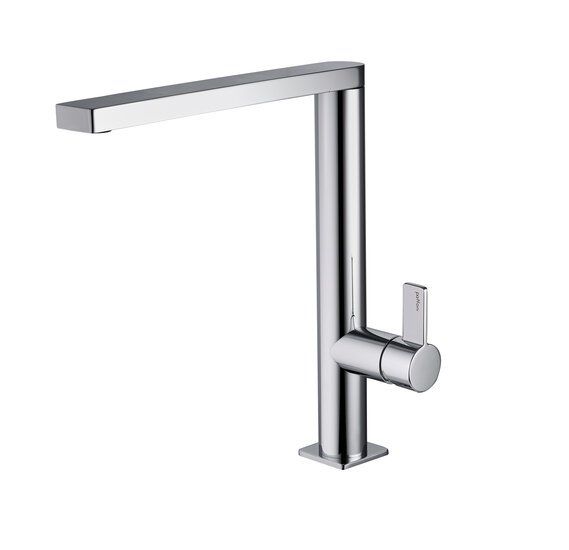 DO Metall-Handbrause mit Porzellangriff (wei&szlig;) FlowReduce MADISON Mess