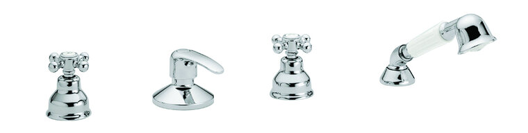 DO Wandanschlussbogen mit integriertem Brausehalter SERIENSPEZIFISCH D