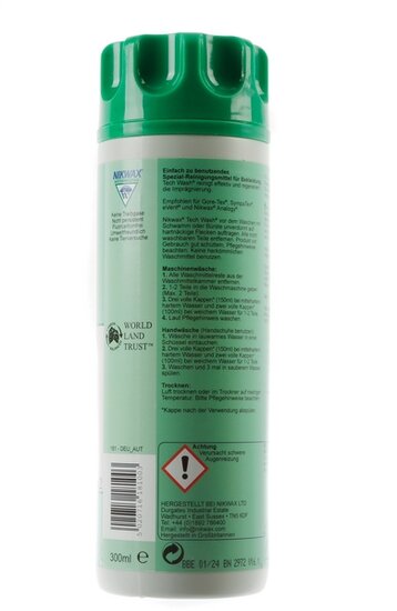 Siemens Bosch 00463531 Nikwax Tech Wash 300 ml