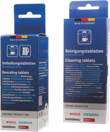 Bosch Siemens 00312261 Reinigungs- und Entkalkungstabletten-Set f&uuml;r Kaffeevollautomaten