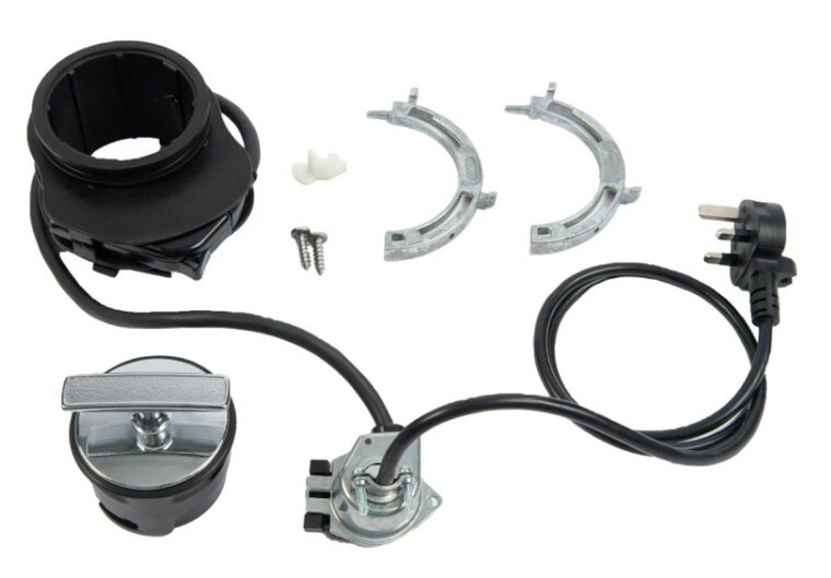 InSinkErator CCKIT-00A Evolution Batch Feed Adapter Cover Control Kit, Schwarz