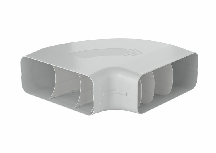 Airpart 4051006 Horizontaler Rohrbogen