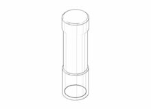 Dornbracht 093109056-06 Trekstang/-knop platina mat