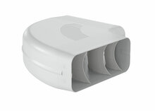 Airpart 4051006 Horizontaler Rohrbogen