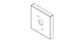 Dornbracht 092782006-06 Rosette platin matt